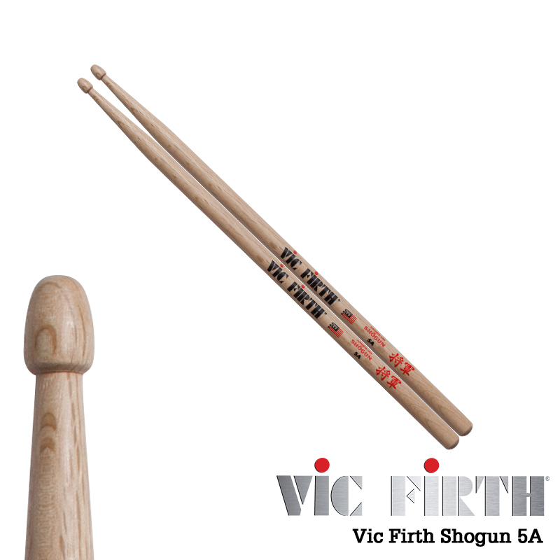 Vic Firth Shogun 5A Wood tip (Oak)/오크/드럼스틱/5A/SHO5A